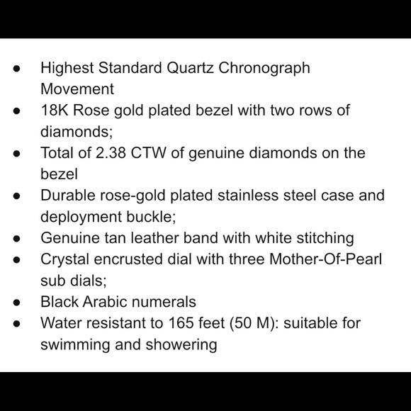 JB-6215-238-D "Phantom" Rose-Gold Diamond Watch - Picture 9 of 10